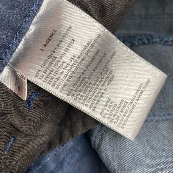 NEW L’Agence El Matador French Slim Fit Jeans 27 - Picture 10 of 10